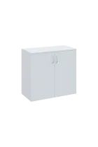 N 2 - 8D kancelářská skříň, 2-dveřová, 750x800x600, bílá